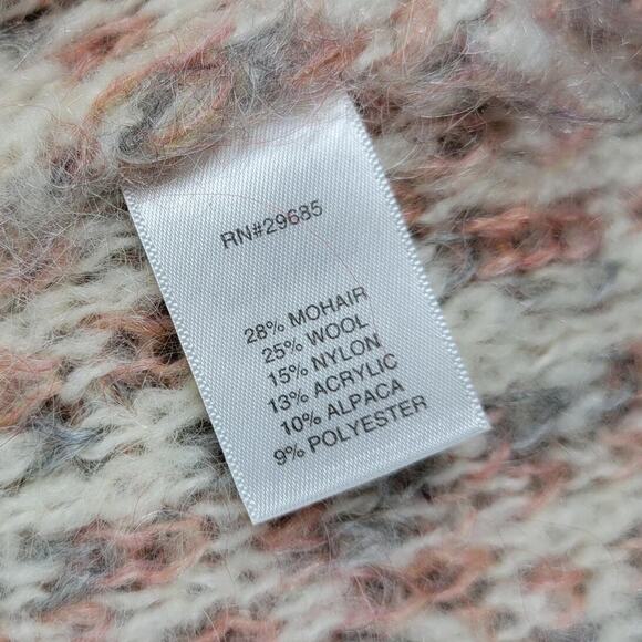 Pendleton Mohair Cardigan Sweater Womens S Woolen Mills Wool Blend Full Zip - Picture 8 of 16